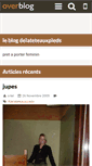 Mobile Screenshot of delateteauxpieds.over-blog.com