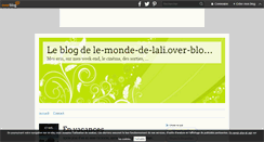 Desktop Screenshot of le-monde-de-lali.over-blog.fr