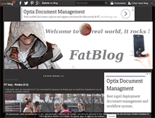 Tablet Screenshot of fatblog.over-blog.com