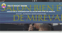Desktop Screenshot of pacomagicshow.over-blog.com