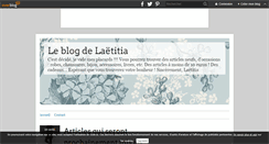 Desktop Screenshot of lapetiteboutiquedelaetitia.over-blog.com