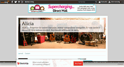 Desktop Screenshot of aliciachant.over-blog.com