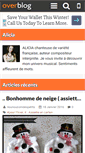 Mobile Screenshot of aliciachant.over-blog.com