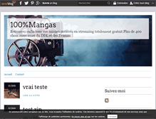 Tablet Screenshot of 100pour100mangas.over-blog.com