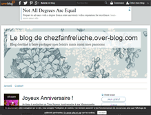Tablet Screenshot of chezfanfreluche.over-blog.com