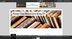 Desktop Screenshot of keepthewave.over-blog.fr