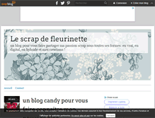 Tablet Screenshot of lescrapdefleurinette.over-blog.fr
