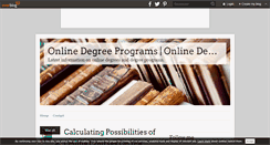 Desktop Screenshot of onlinedegreesusa.over-blog.com