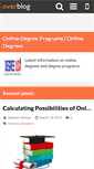 Mobile Screenshot of onlinedegreesusa.over-blog.com