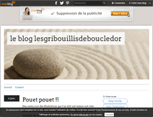 Tablet Screenshot of lesgribouillisdeboucledor.over-blog.com