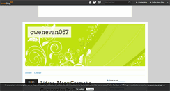 Desktop Screenshot of owenevan057.over-blog.com