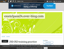 Tablet Screenshot of exam1pass24.over-blog.com