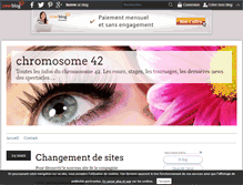 Tablet Screenshot of chromosome42.over-blog.com