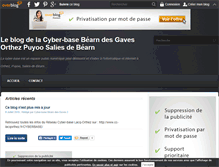 Tablet Screenshot of cbb.bearndesgaves.over-blog.fr