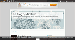 Desktop Screenshot of didilove.over-blog.com
