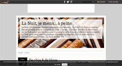 Desktop Screenshot of lanuitjemensapeine.over-blog.com
