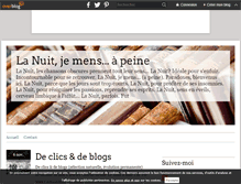 Tablet Screenshot of lanuitjemensapeine.over-blog.com