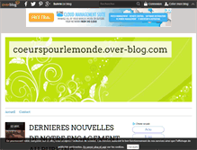 Tablet Screenshot of coeurspourlemonde.over-blog.com