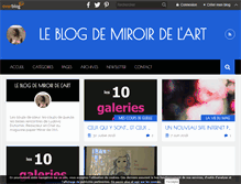 Tablet Screenshot of miroirdelart.over-blog.fr