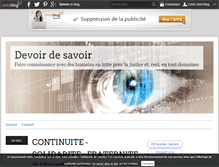Tablet Screenshot of devoir-de-savoir.over-blog.com