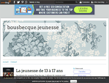 Tablet Screenshot of bousbecque.jeunesse.over-blog.com