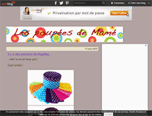 Tablet Screenshot of lespoupeesdemame.over-blog.com