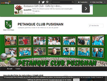 Tablet Screenshot of petanque.pusignan.over-blog.com