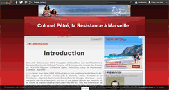 Desktop Screenshot of colonel.petre.resistance.marseille.over-blog.com