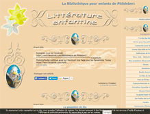Tablet Screenshot of litterature-enfantine.over-blog.com
