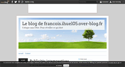 Desktop Screenshot of francois.ihuel05.over-blog.fr