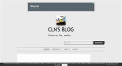 Desktop Screenshot of blogcln.over-blog.com