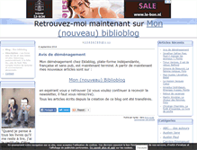 Tablet Screenshot of monbiblioblog.over-blog.com