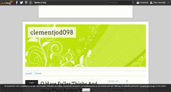 Desktop Screenshot of clementjod098.over-blog.com