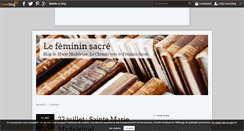 Desktop Screenshot of divine.feminine.over-blog.com