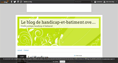 Desktop Screenshot of handicap-et-batiment.over-blog.com