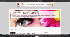 Desktop Screenshot of lesptitspapiersrennais.over-blog.com