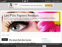 Tablet Screenshot of lesptitspapiersrennais.over-blog.com