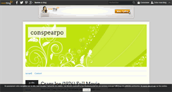 Desktop Screenshot of conspearpo.over-blog.com