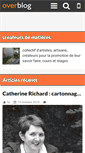 Mobile Screenshot of createursdematieres.over-blog.com