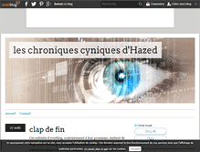 Tablet Screenshot of chroniquescyniques.over-blog.com