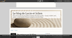 Desktop Screenshot of lucie-julien.over-blog.com
