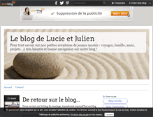 Tablet Screenshot of lucie-julien.over-blog.com