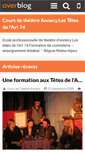 Mobile Screenshot of coursdetheatreannecy.over-blog.com