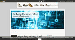 Desktop Screenshot of lecavalierfou.over-blog.com