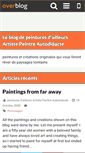 Mobile Screenshot of peinturesdailleurs.over-blog.com