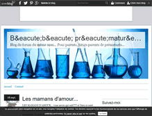 Tablet Screenshot of bebe.premature.over-blog.com