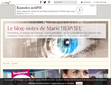 Tablet Screenshot of marie-communication-marketing.over-blog.com