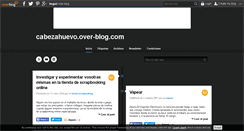 Desktop Screenshot of cabezahuevo.over-blog.com