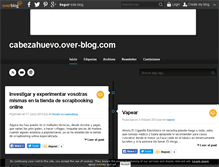 Tablet Screenshot of cabezahuevo.over-blog.com
