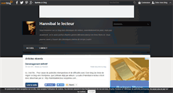 Desktop Screenshot of hanniballelecteur.over-blog.com